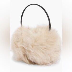 🆕 Vince Camuto Nude/Tan Faux Fur Earmuffs 🤍 KOX Nude OS Ear Warmers